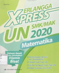 Image of Erlangga X-Press UN SMK/MAK 2020 Matematika