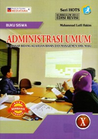 Image of Administrasi Umum SMK/MAK Kelas X